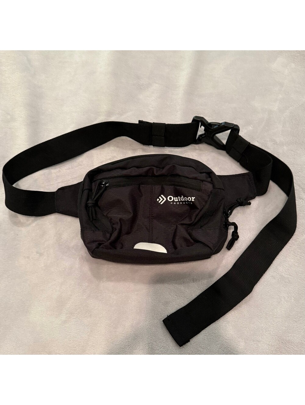 Outdoor Products Black Waist Pack Fanny Pack Bag 2.4L